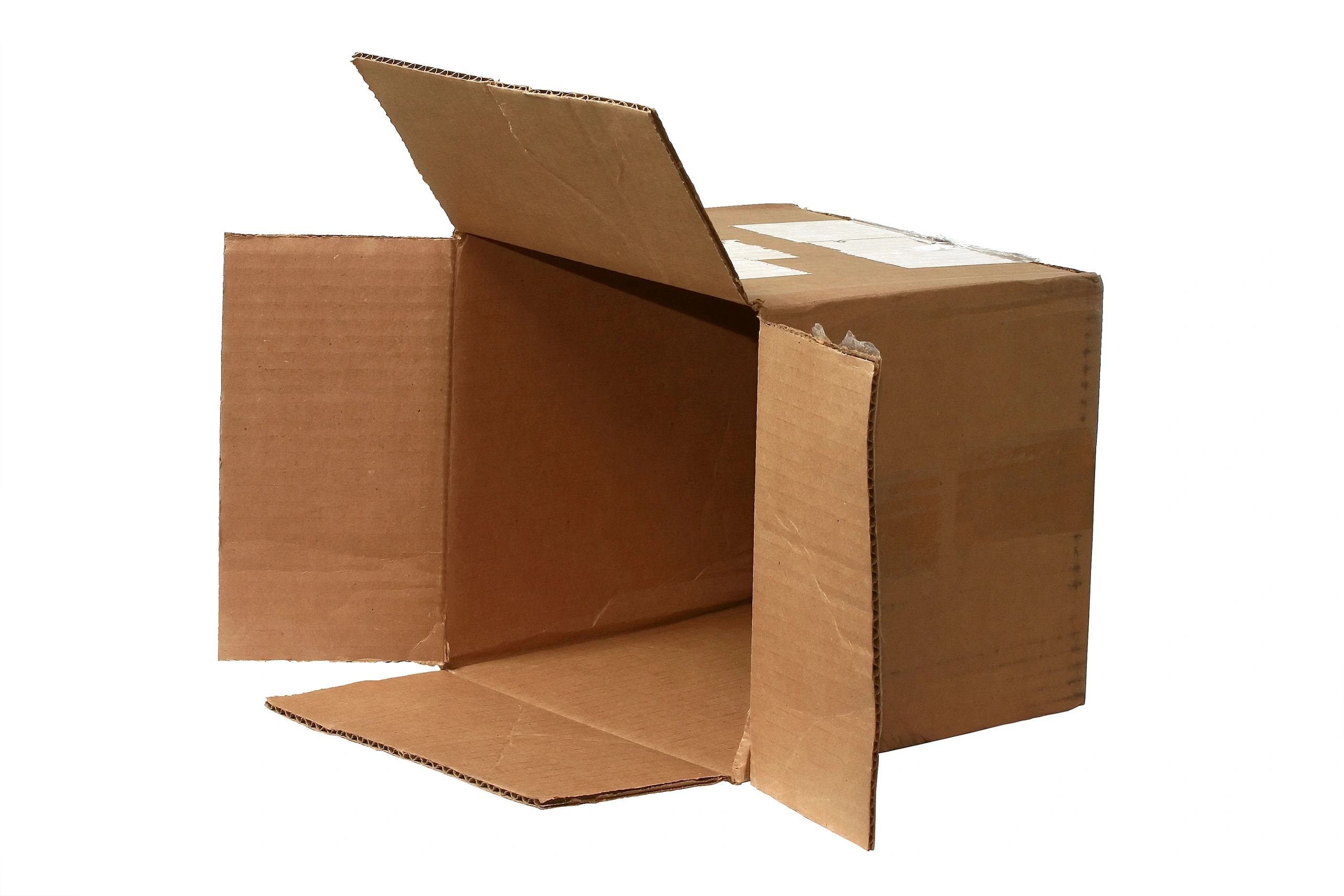 Open shipping box for online retail orders